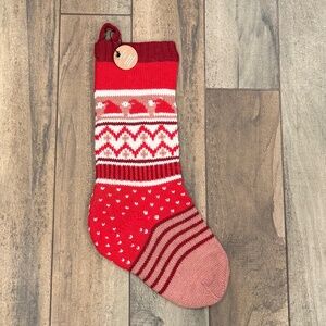 Fair Isle Knit Stocking - Santa Hats - West Elm